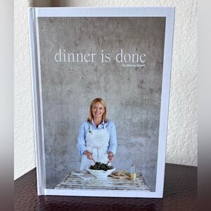 Marcia Smart autographed “dinner is done” White Kitchen Cookbook Modern Design